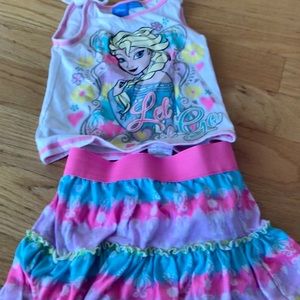 Disney girls frozen outfit
